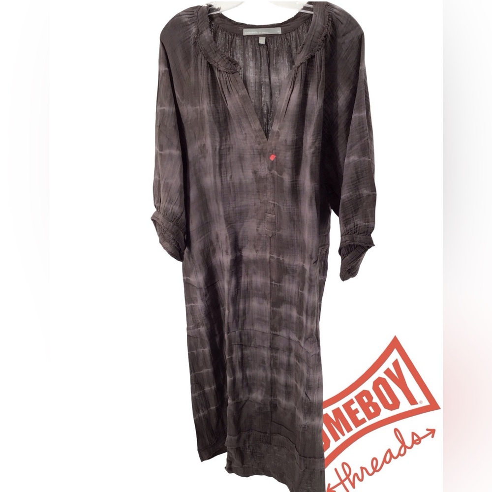 Ocean + Main Brown Long Sleeve Dress